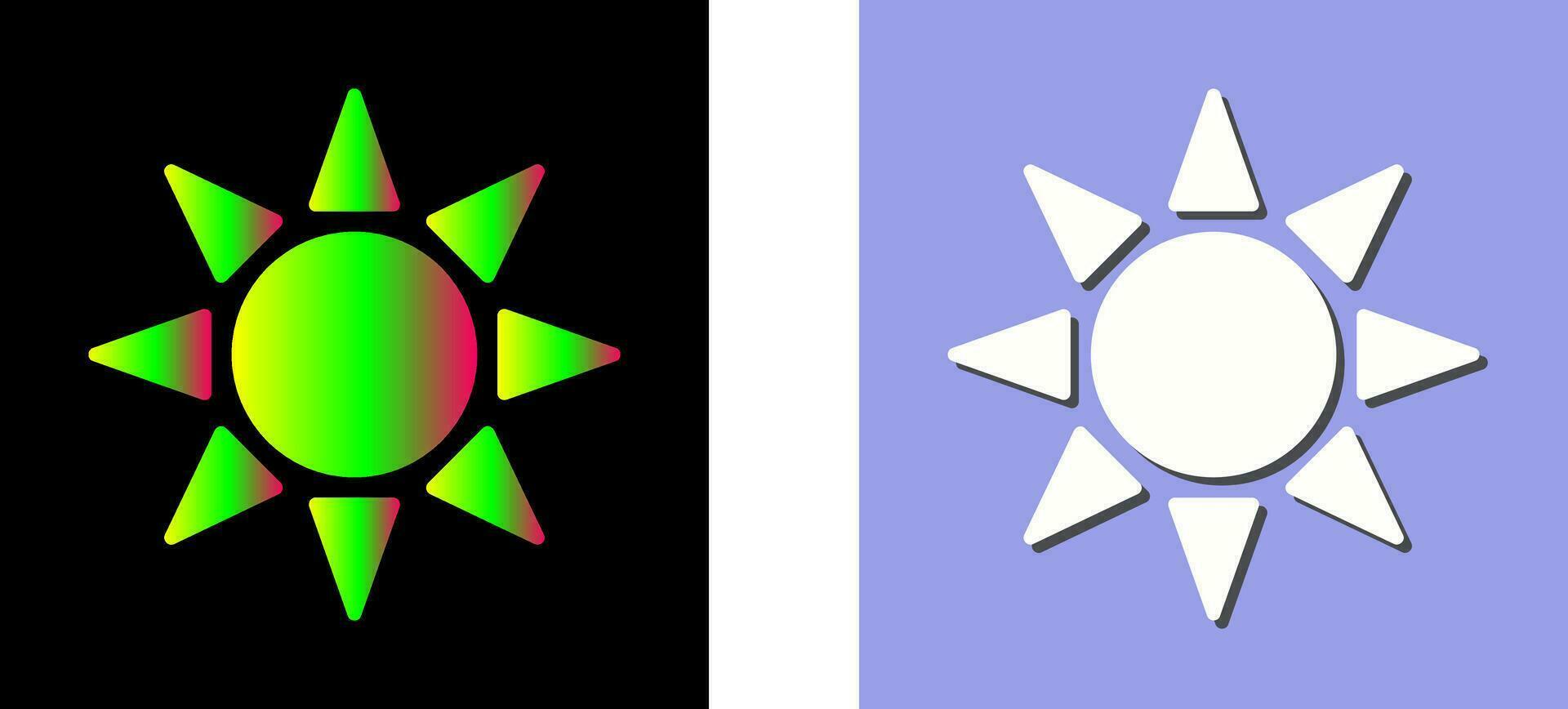 UV Radiation Vector Icon