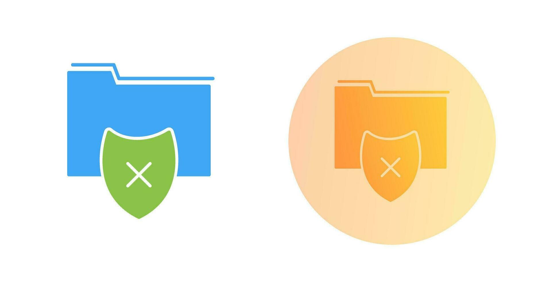 Vulnerable Folder Vector Icon