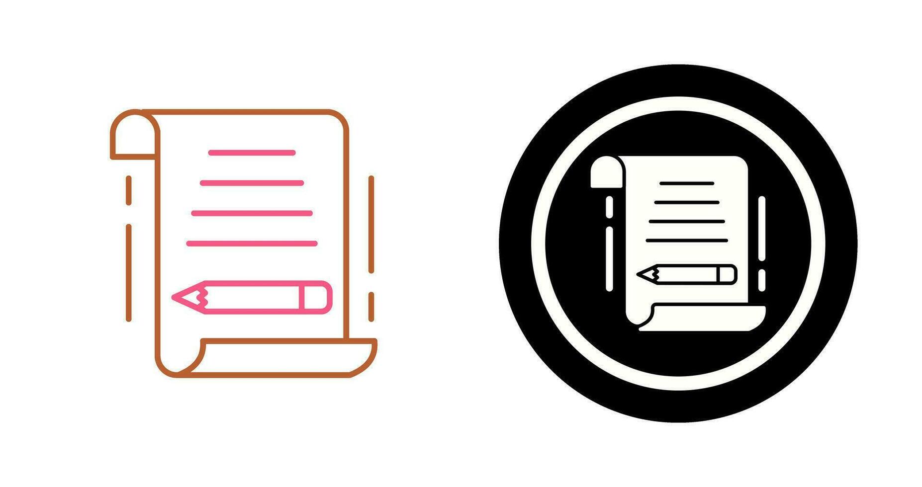 Write Vector Icon