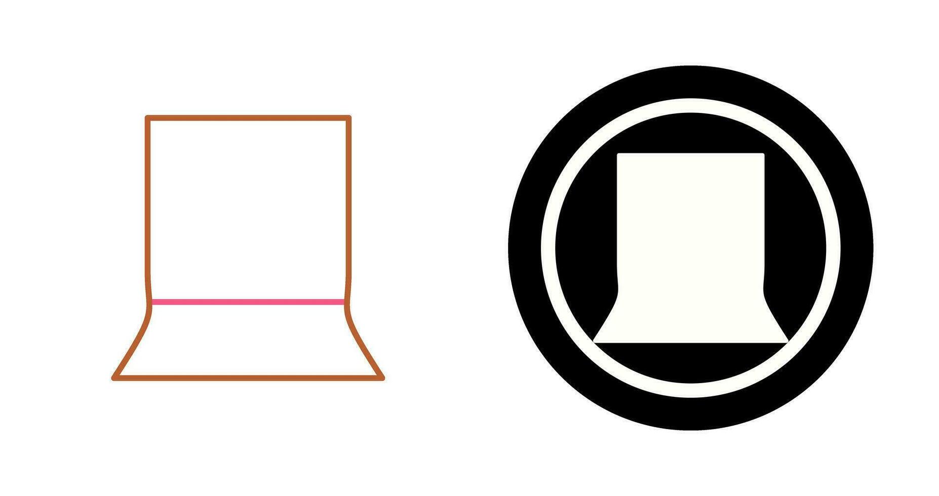 Unique Back Stand Vector Icon