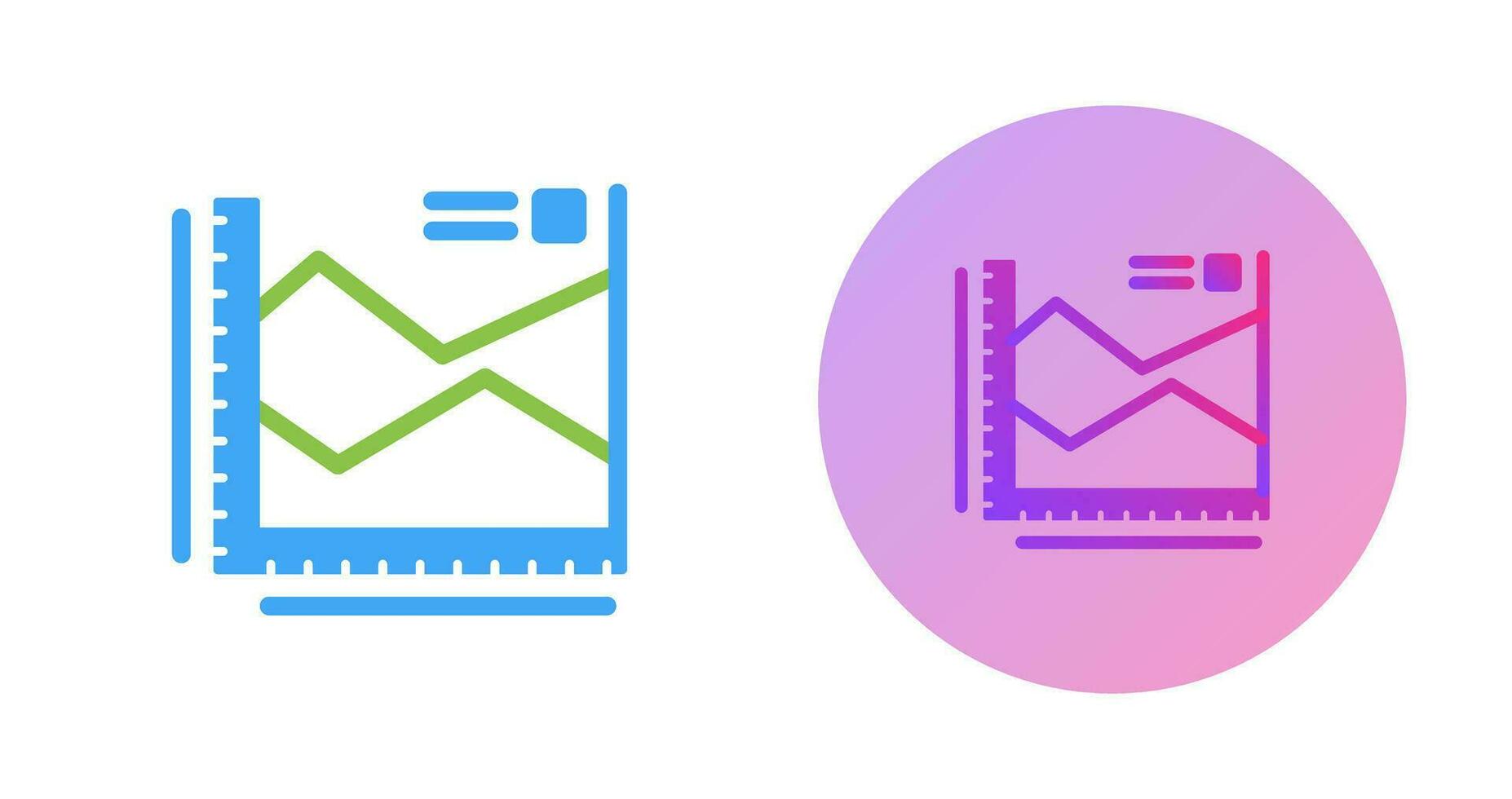Spline Chart Vector Icon