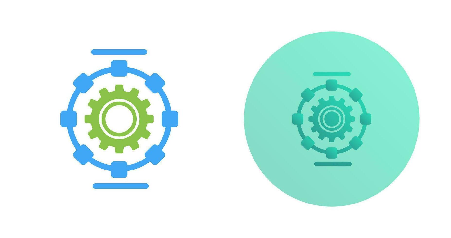 Automated Process Vector Icon