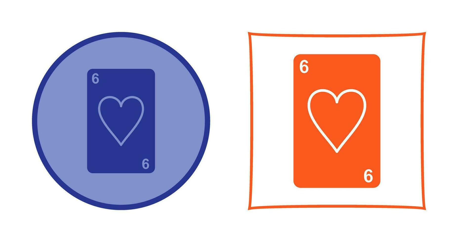 Hearts Card Vector Icon