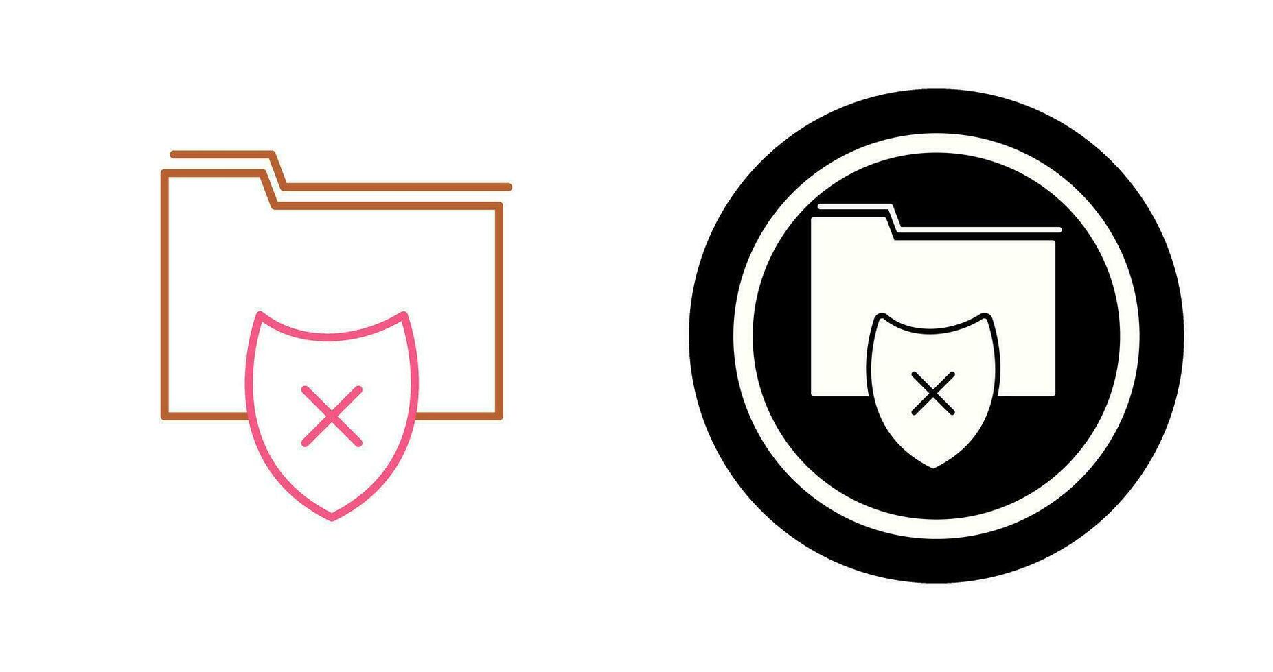 Vulnerable Folder Vector Icon