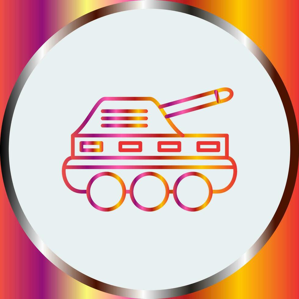 icono de vector de tanque de infantería