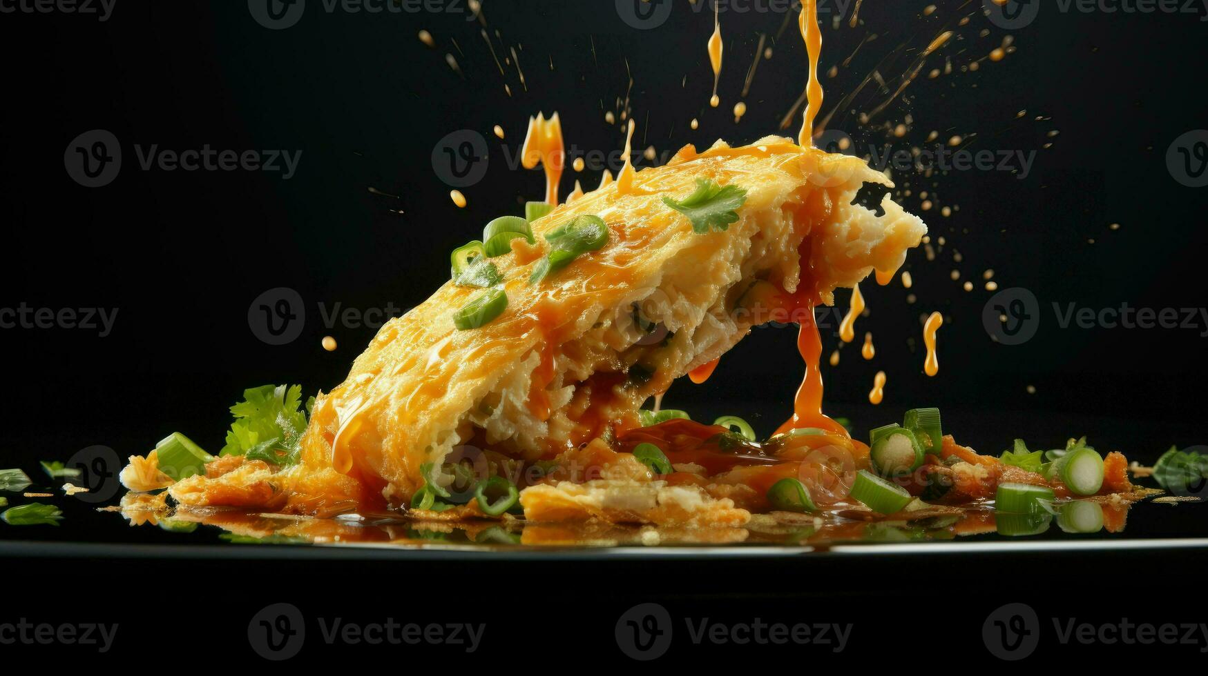 AI Generative a photo of omelette