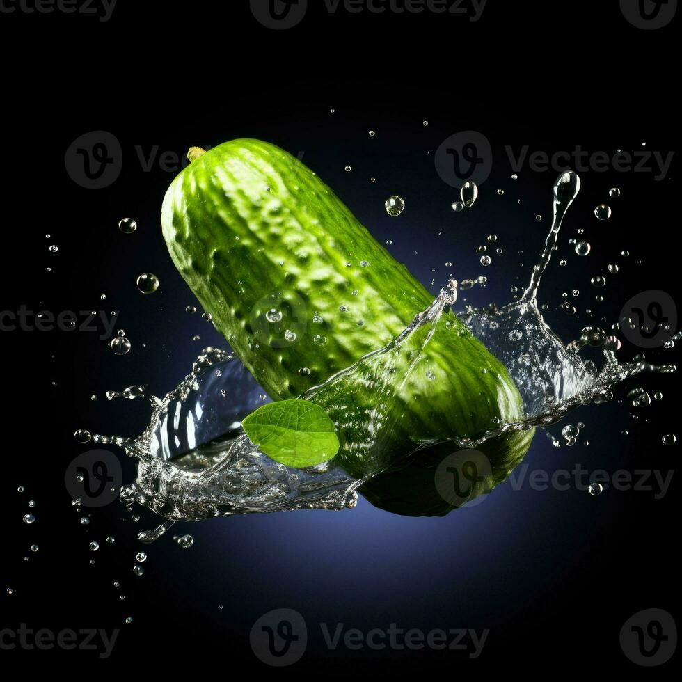 AI Generative a photo of cucumber