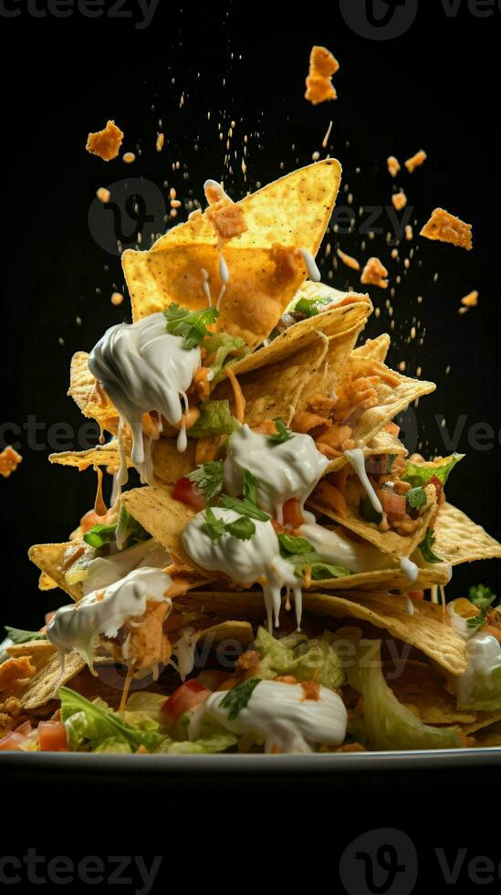 AI Generative a photo of nachos