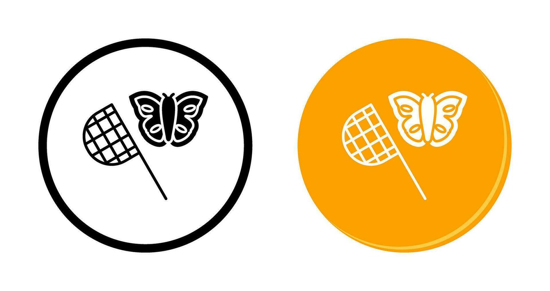 Butterfly Catcher Vector Icon