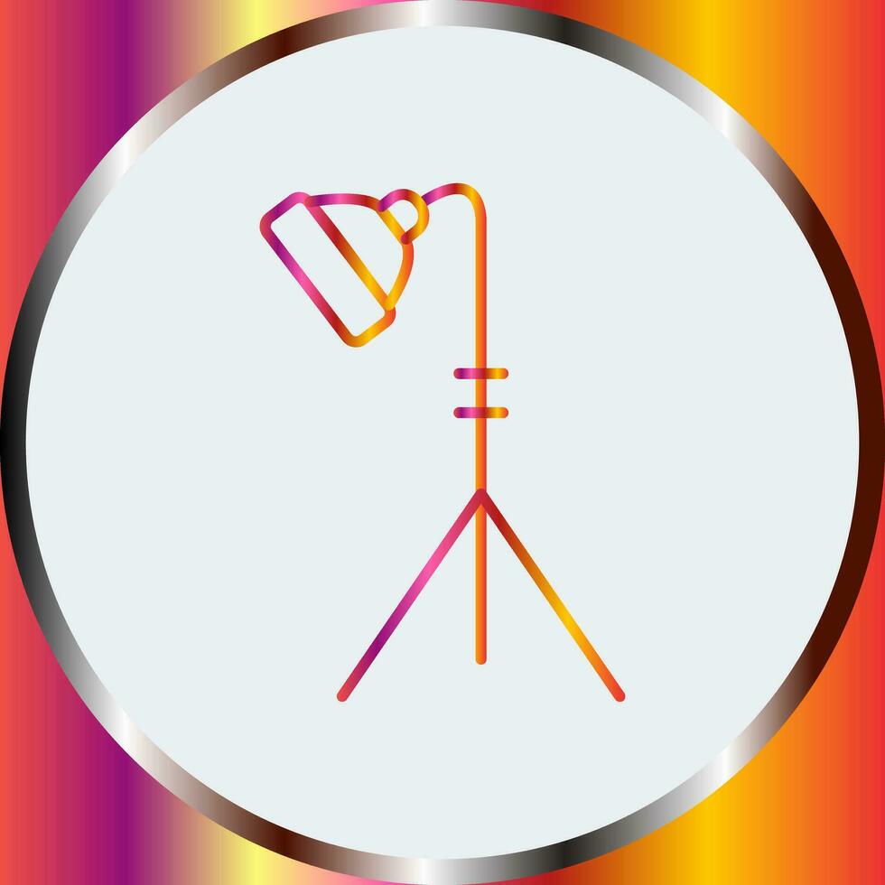 Unique Light Stand Vector Icon