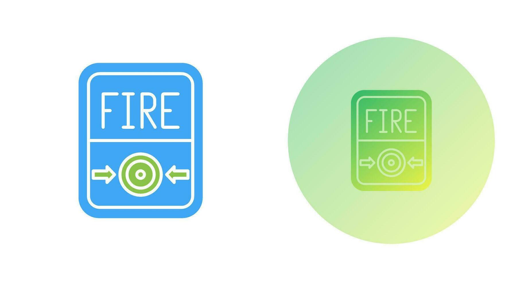 Fire Button Vector Icon