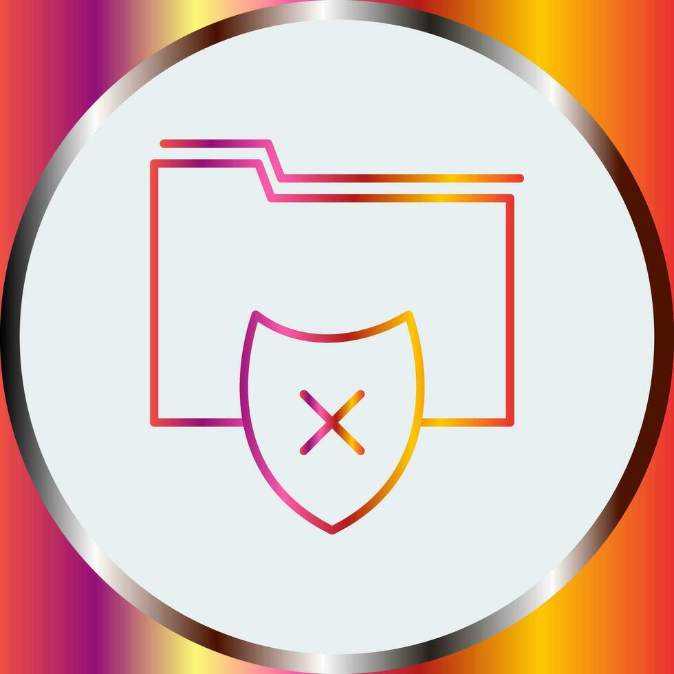 Vulnerable Folder Vector Icon