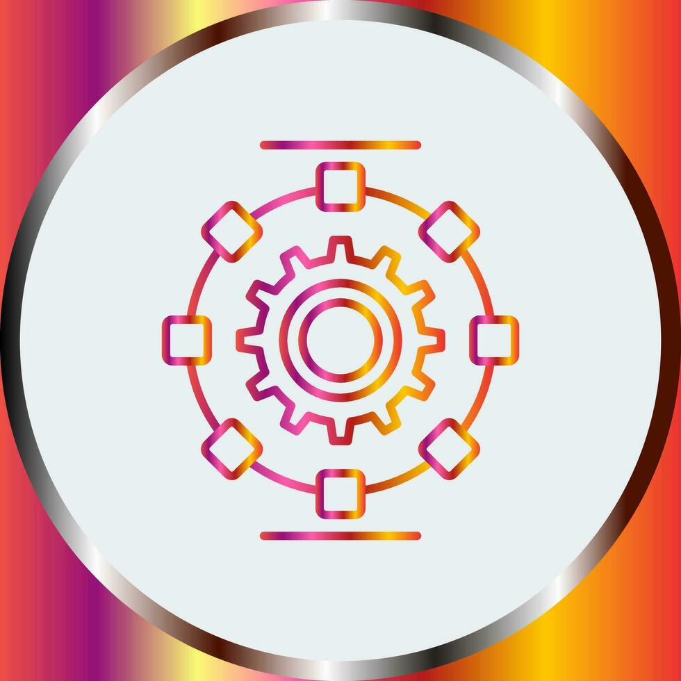 Automated Process Vector Icon