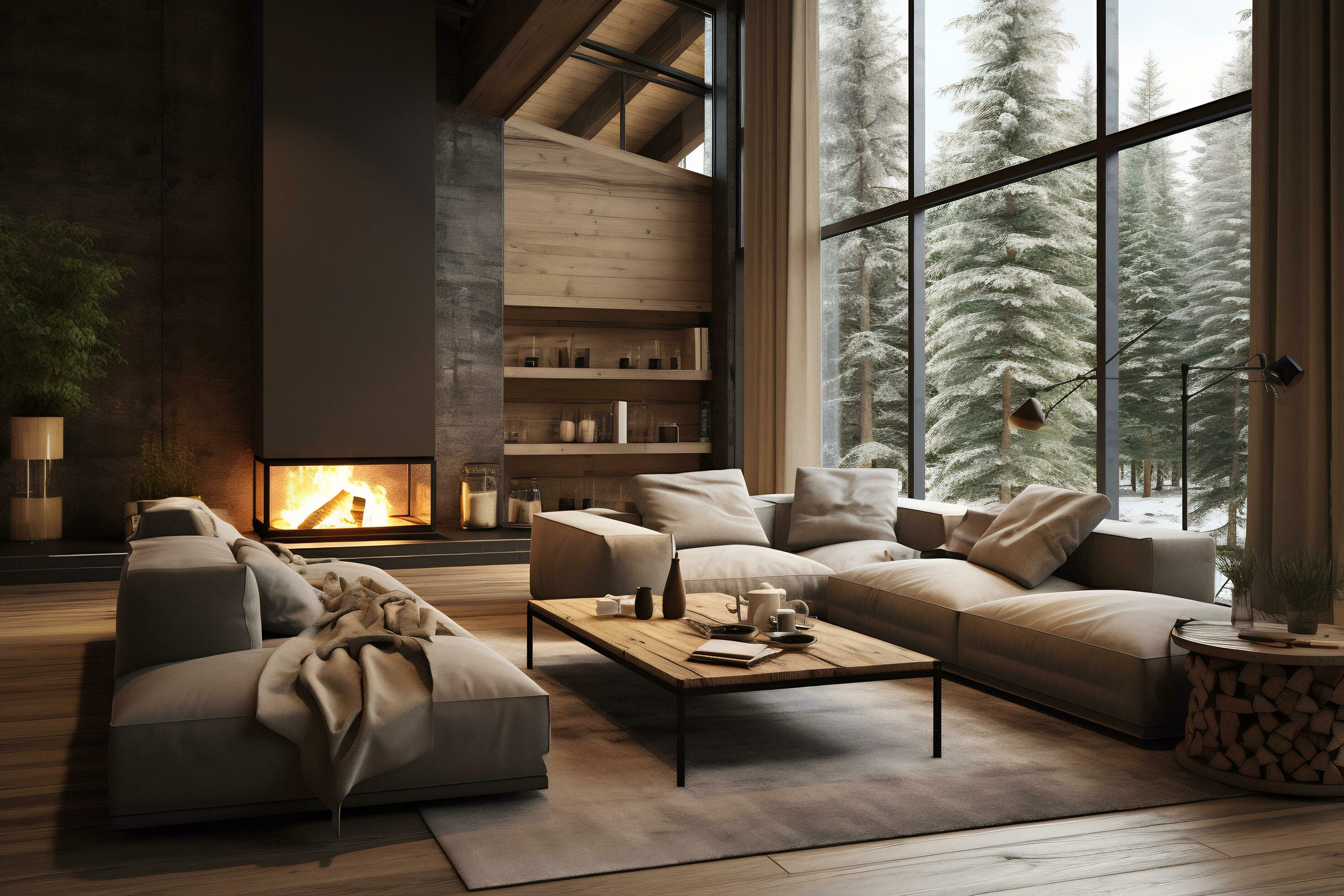 Ai Generative The Warm And Cozy Interiors Of Homes 30587313 Stock Photo Ai Generative The Warm And Cozy Interiors Of Homes 30587313 Stock Photo