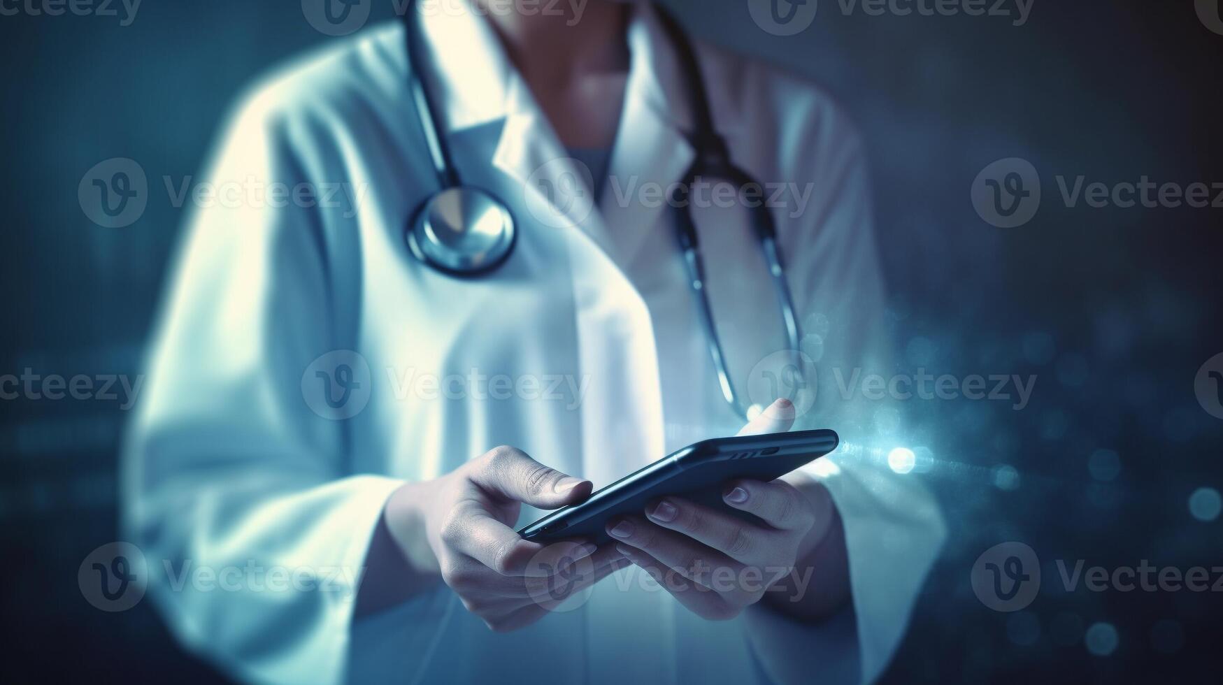 Medical abstract background medical digital symbol graphic. . photo