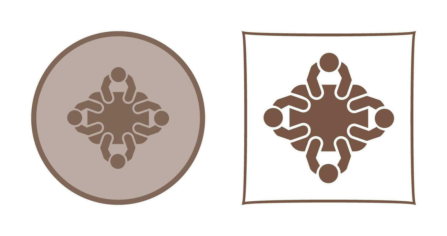 Staff Meeting Vector Icon