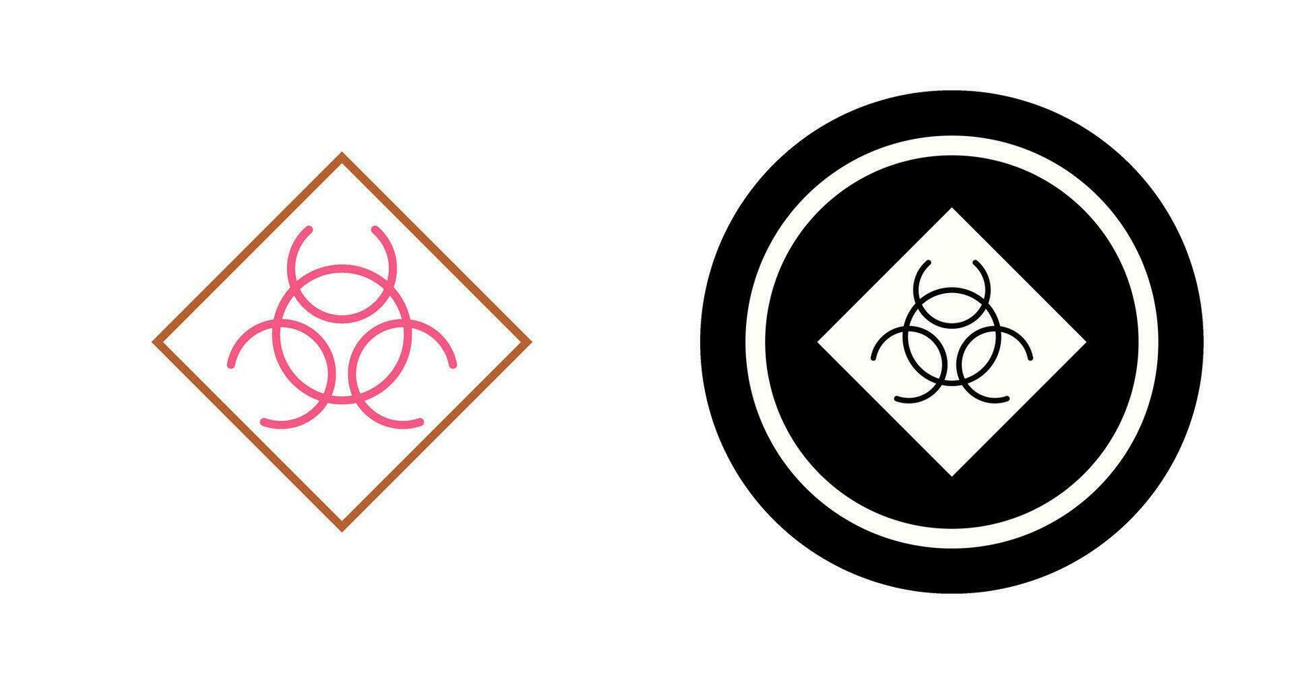 Biological Hazard Vector Icon