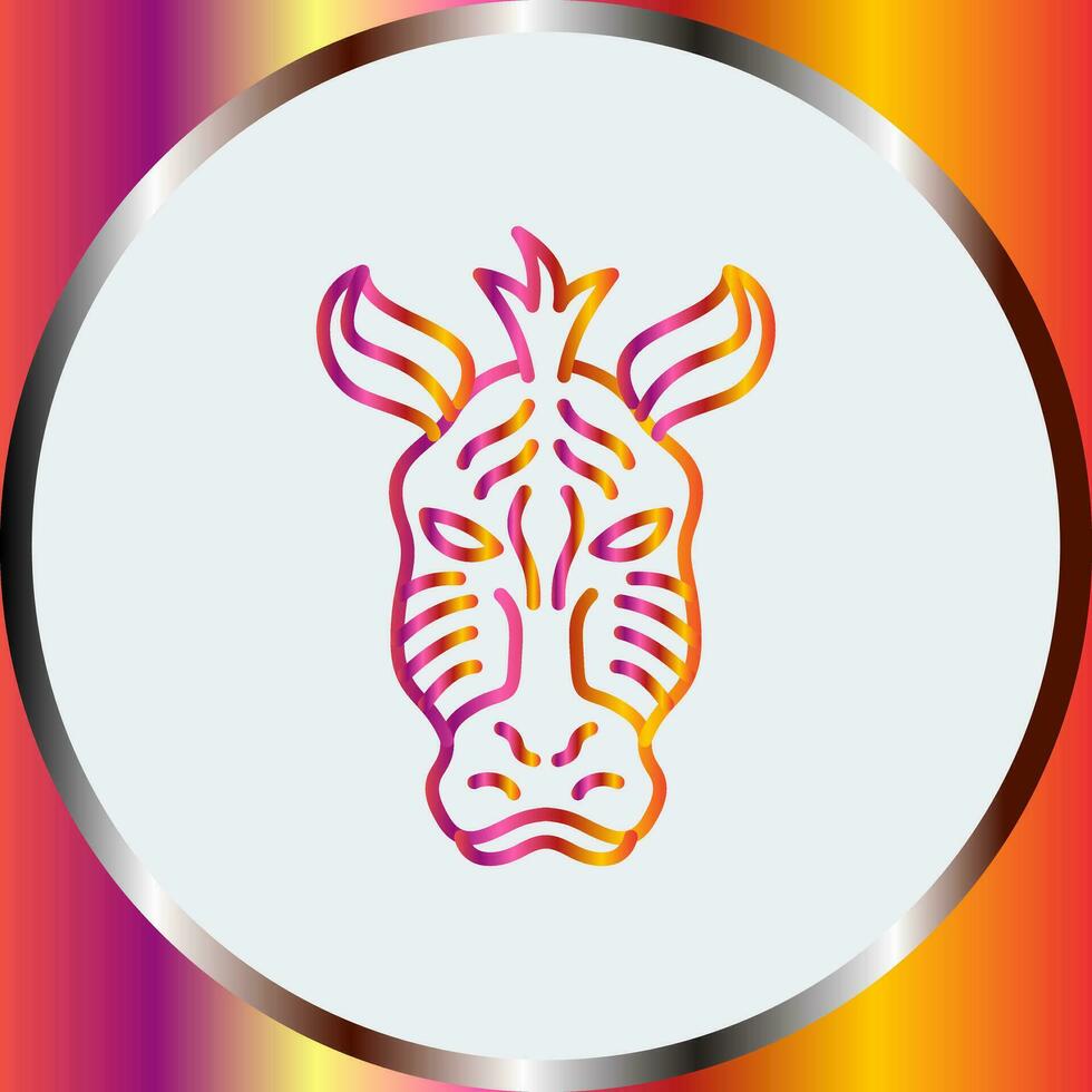 Zebra Vector Icon