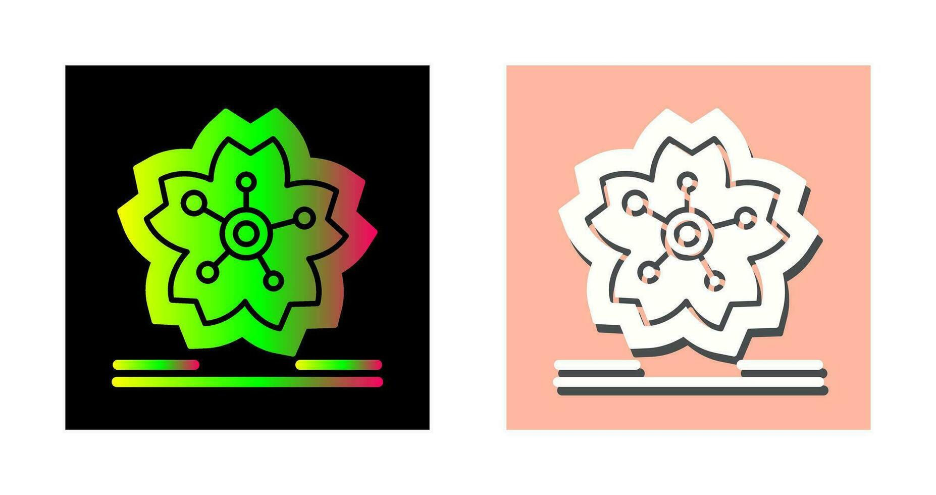 Cherry Blossom Vector Icon