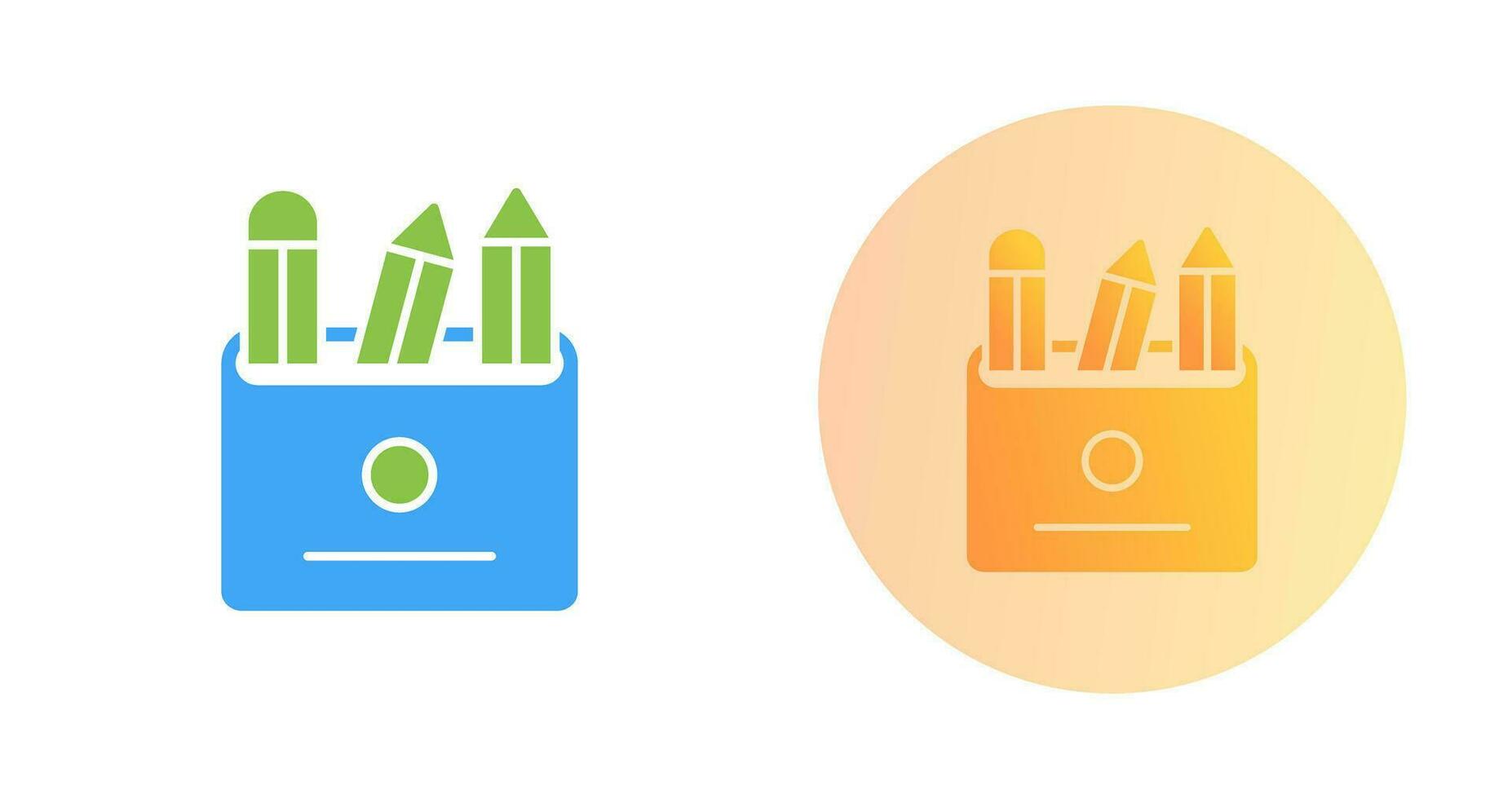 icono de vector de lápices