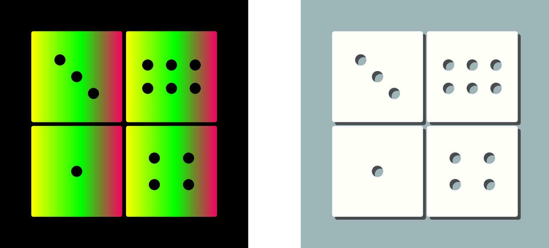 Domino Game Vector Icon