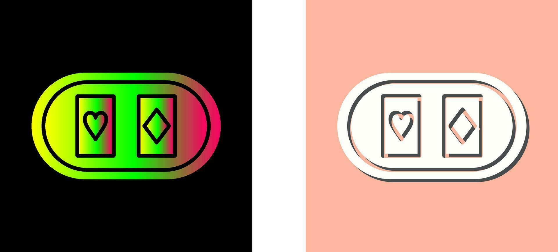 Cards Table Vector Icon