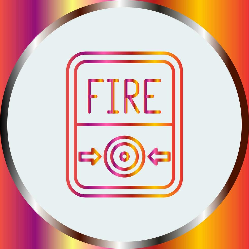 Fire Button Vector Icon