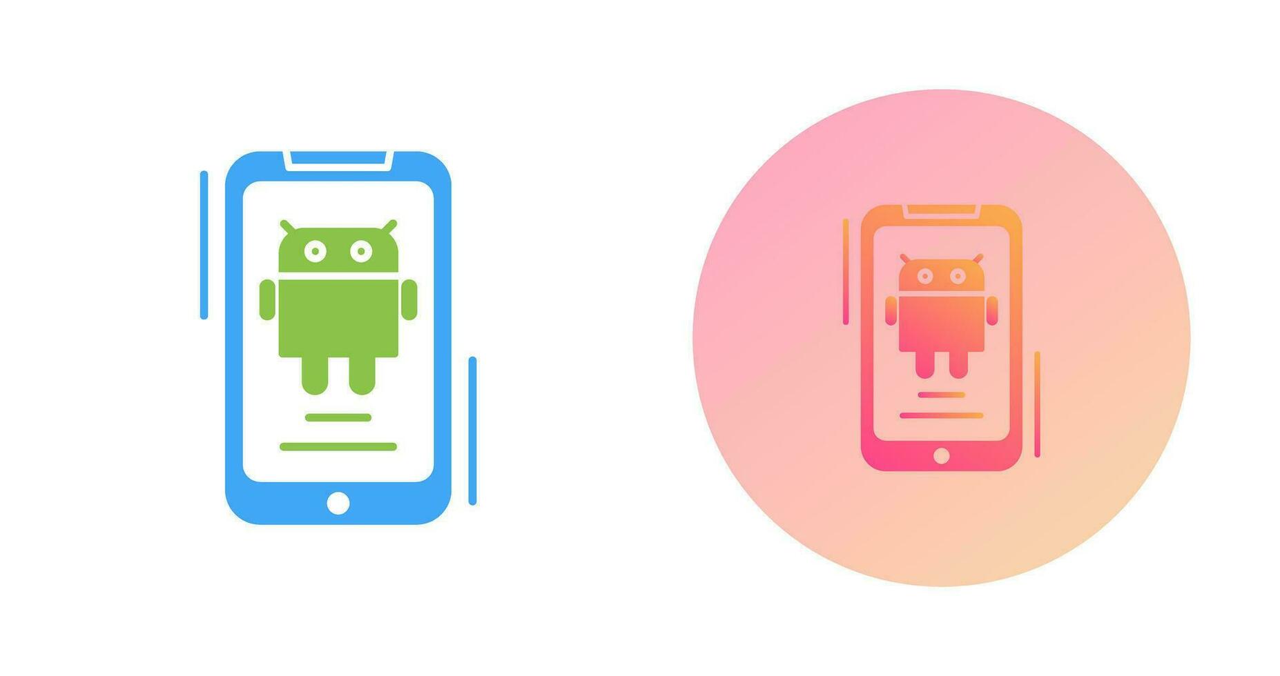 icono de vector de Android