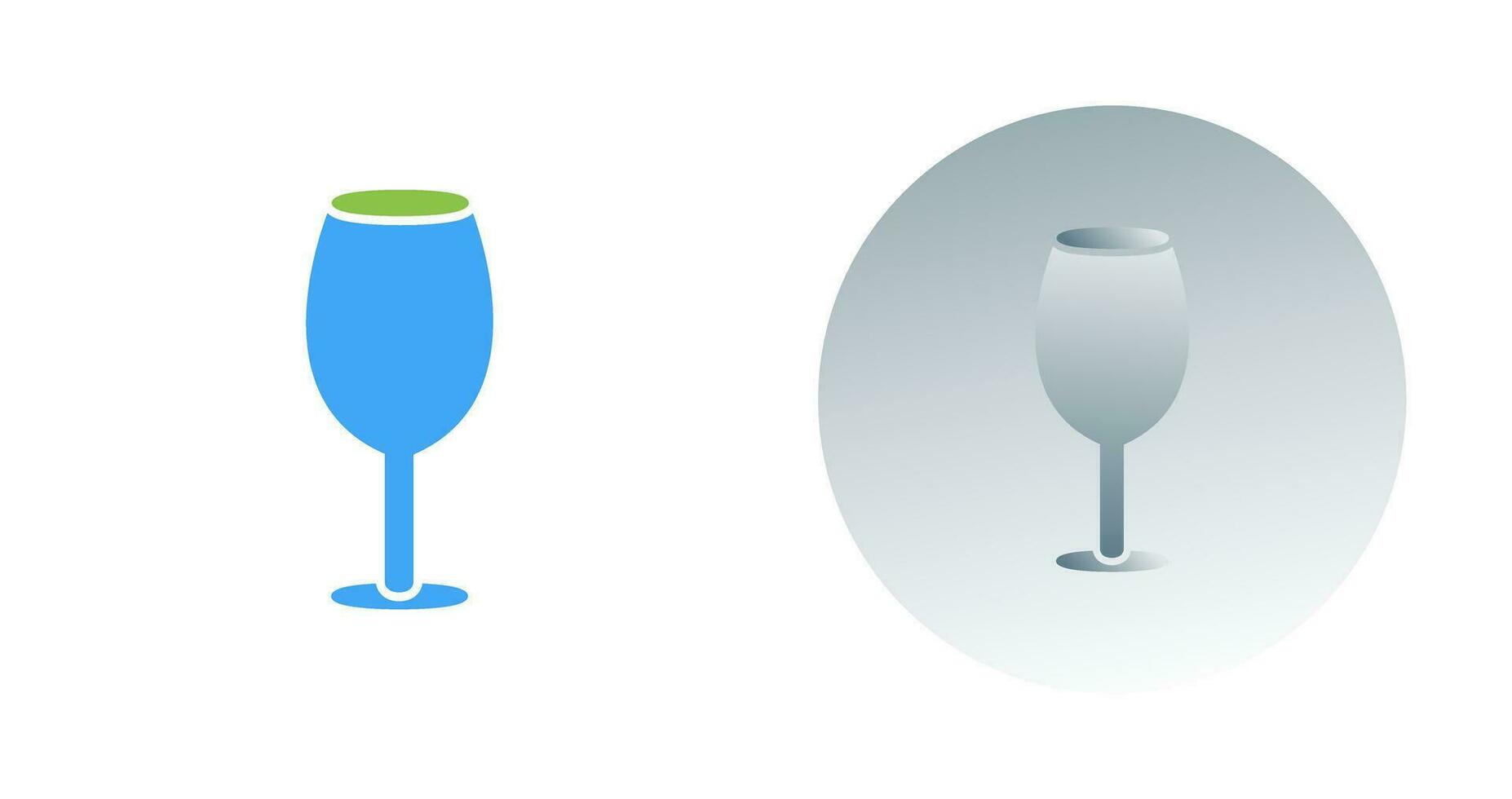 icono de vector de copa de vino