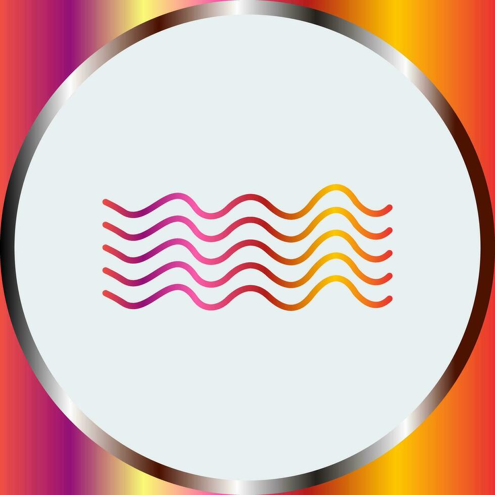 Magnetic Waves Vector Icon