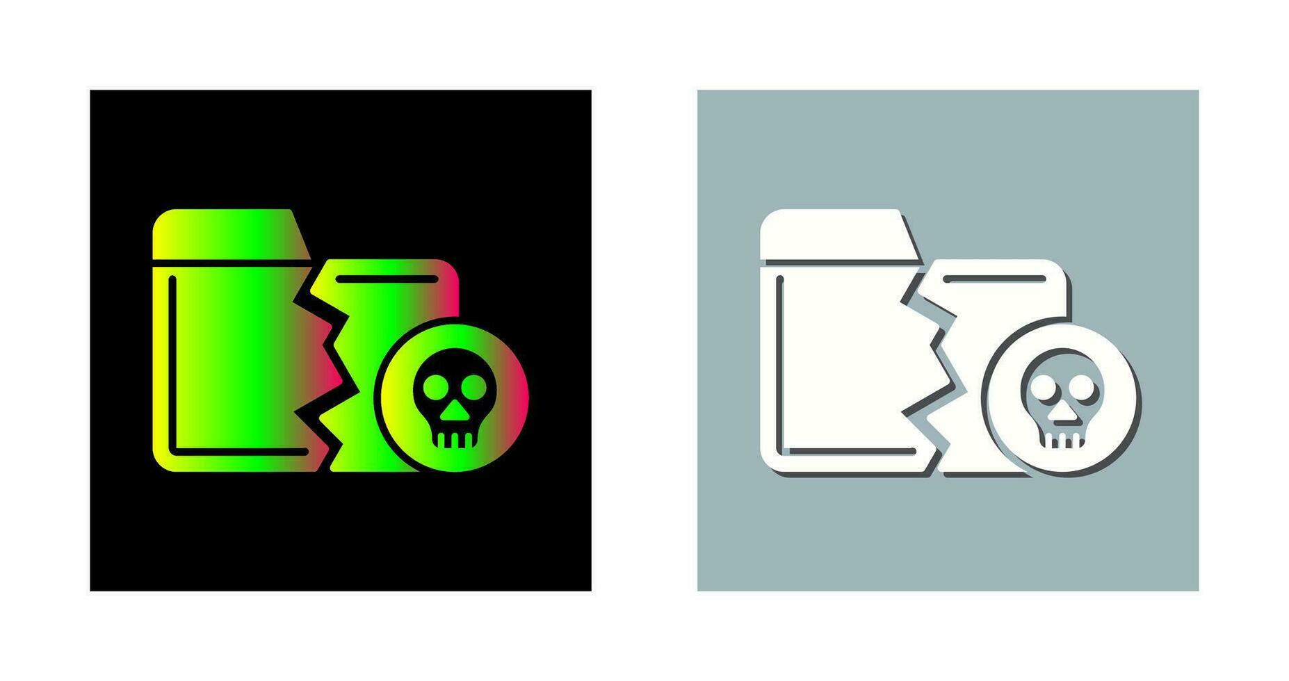 Infected Files Vector Icon