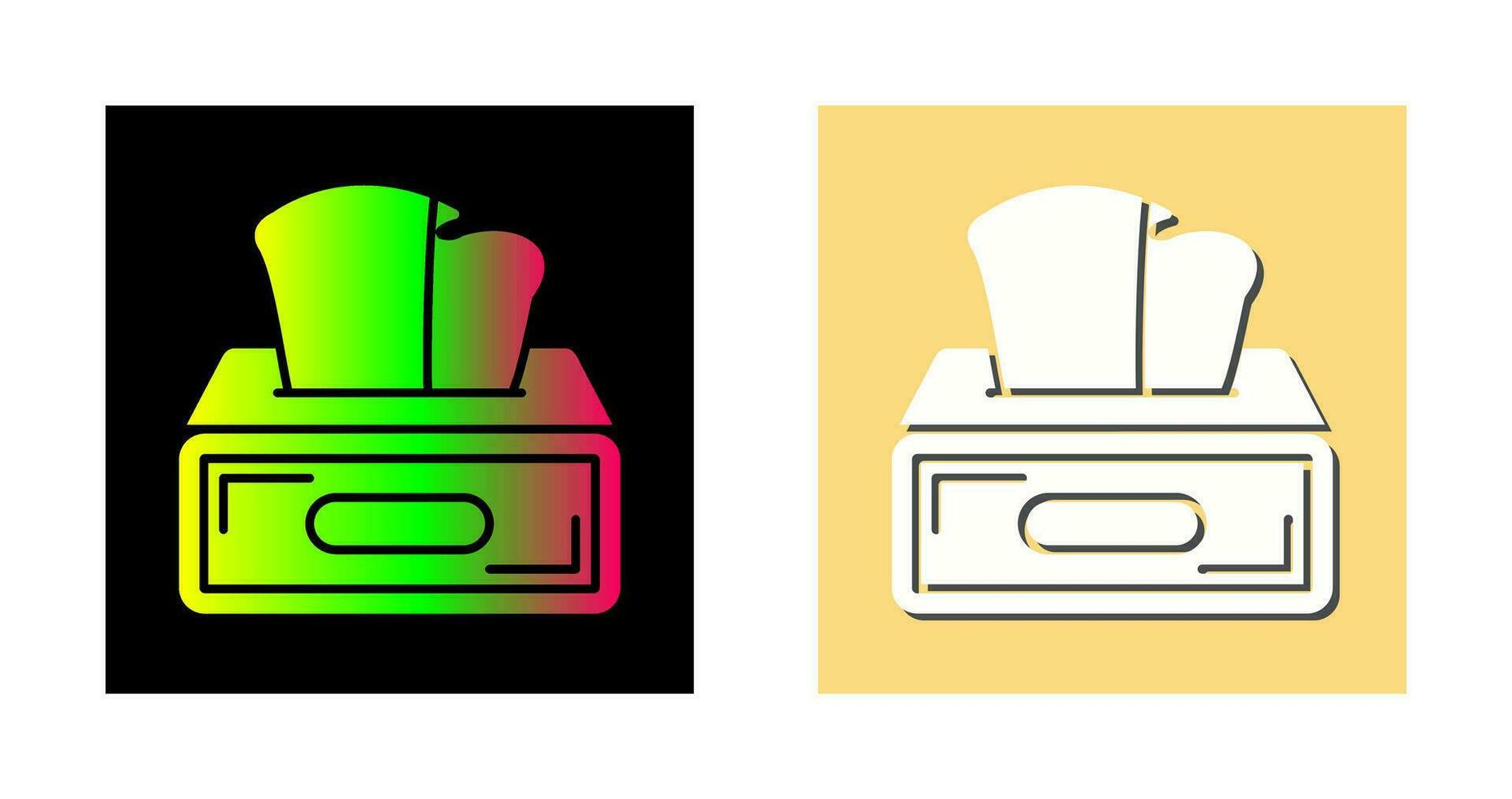 Tissue Box Vector Icon