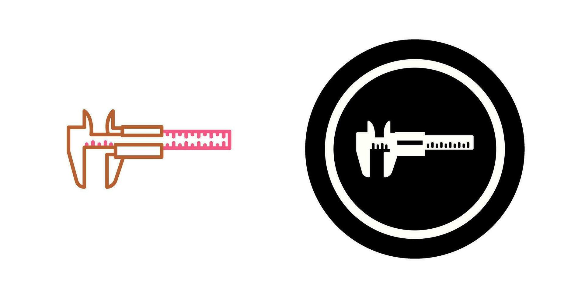 Calipers Vector Icon