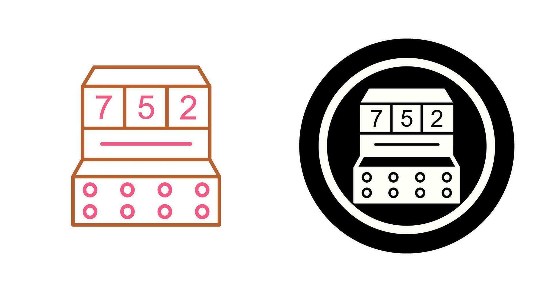 Slot Machine Vector Icon