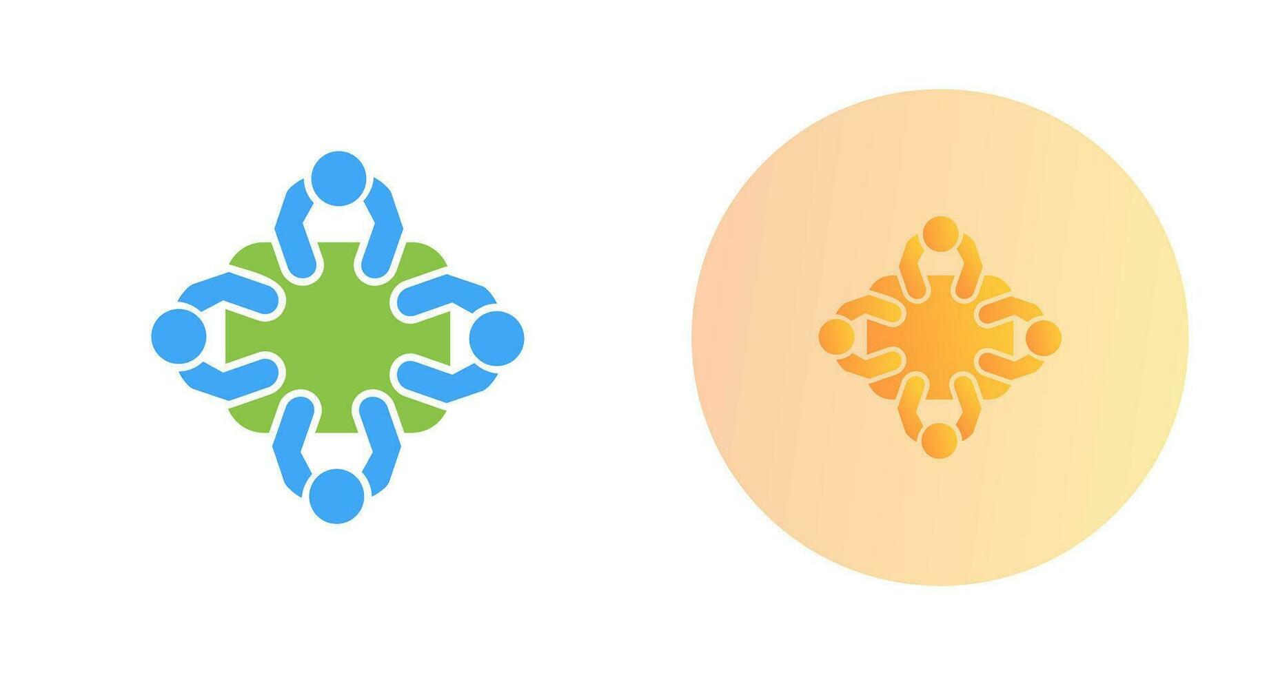 Staff Meeting Vector Icon
