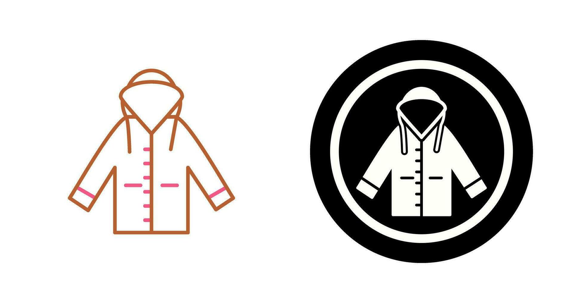 Raincoat Vector Icon