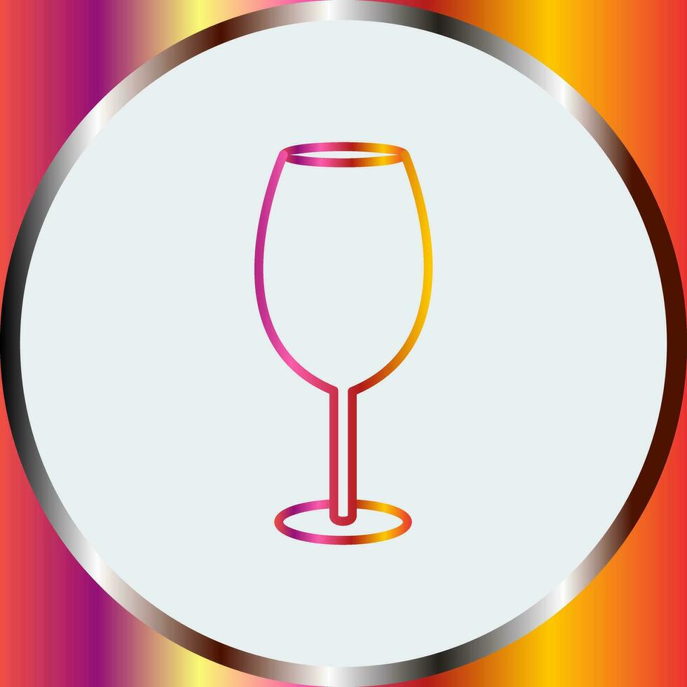 icono de vector de copa de vino