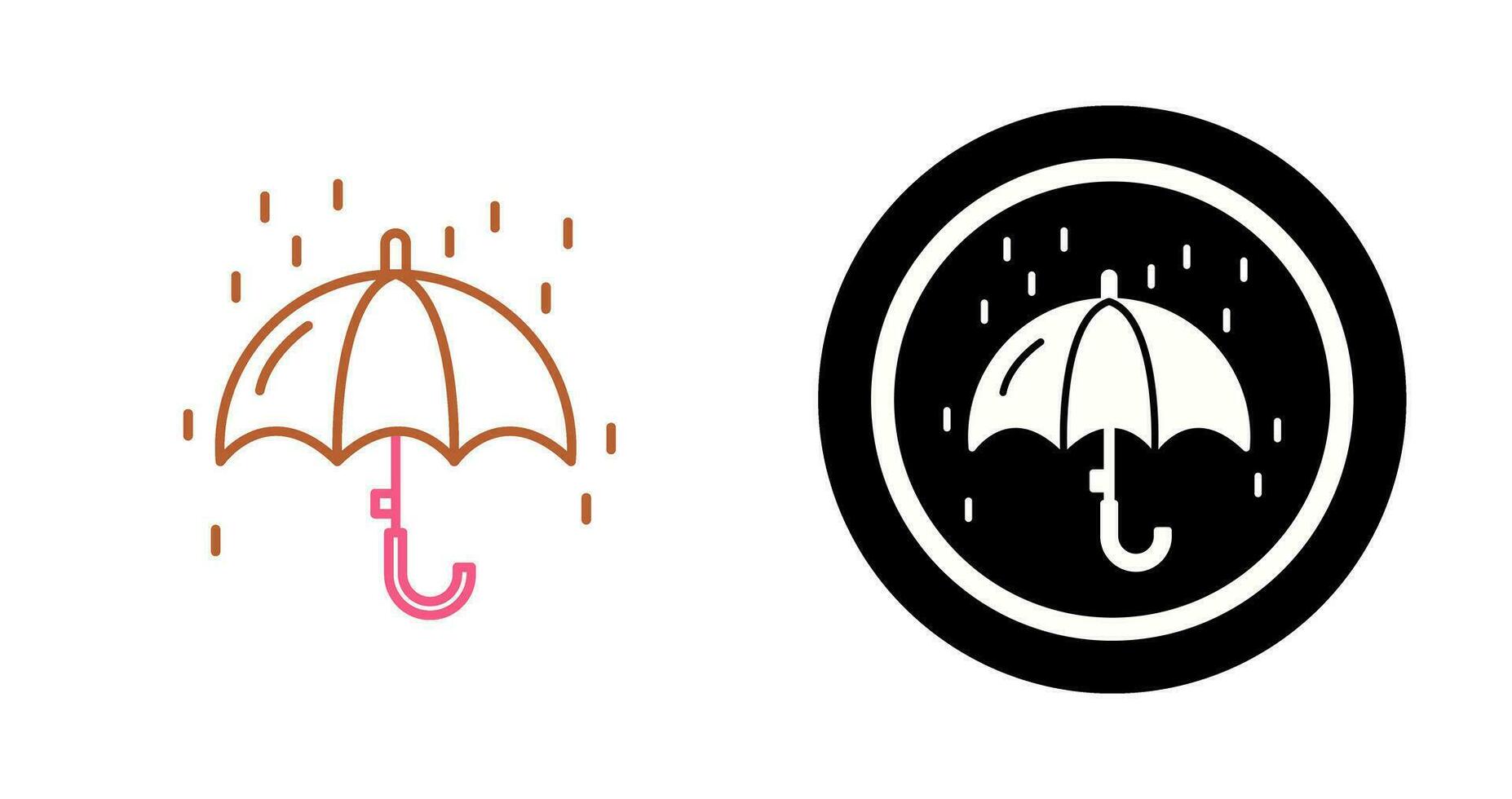 icono de vector de lluvia