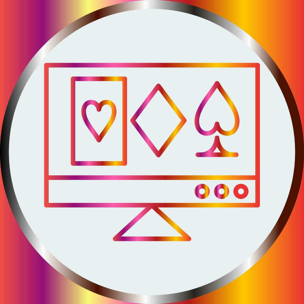 Online Gambling Vector Icon