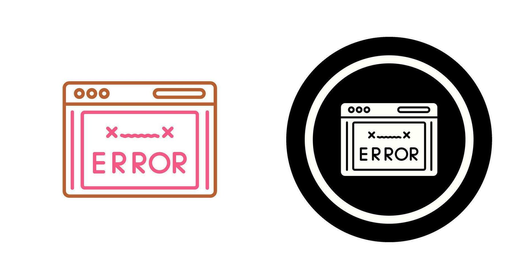 Error Code Vector Icon