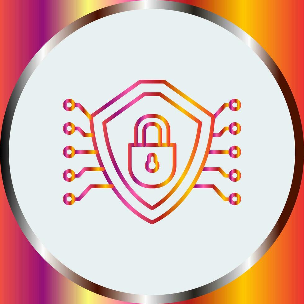 Cyber Security Vector Icon