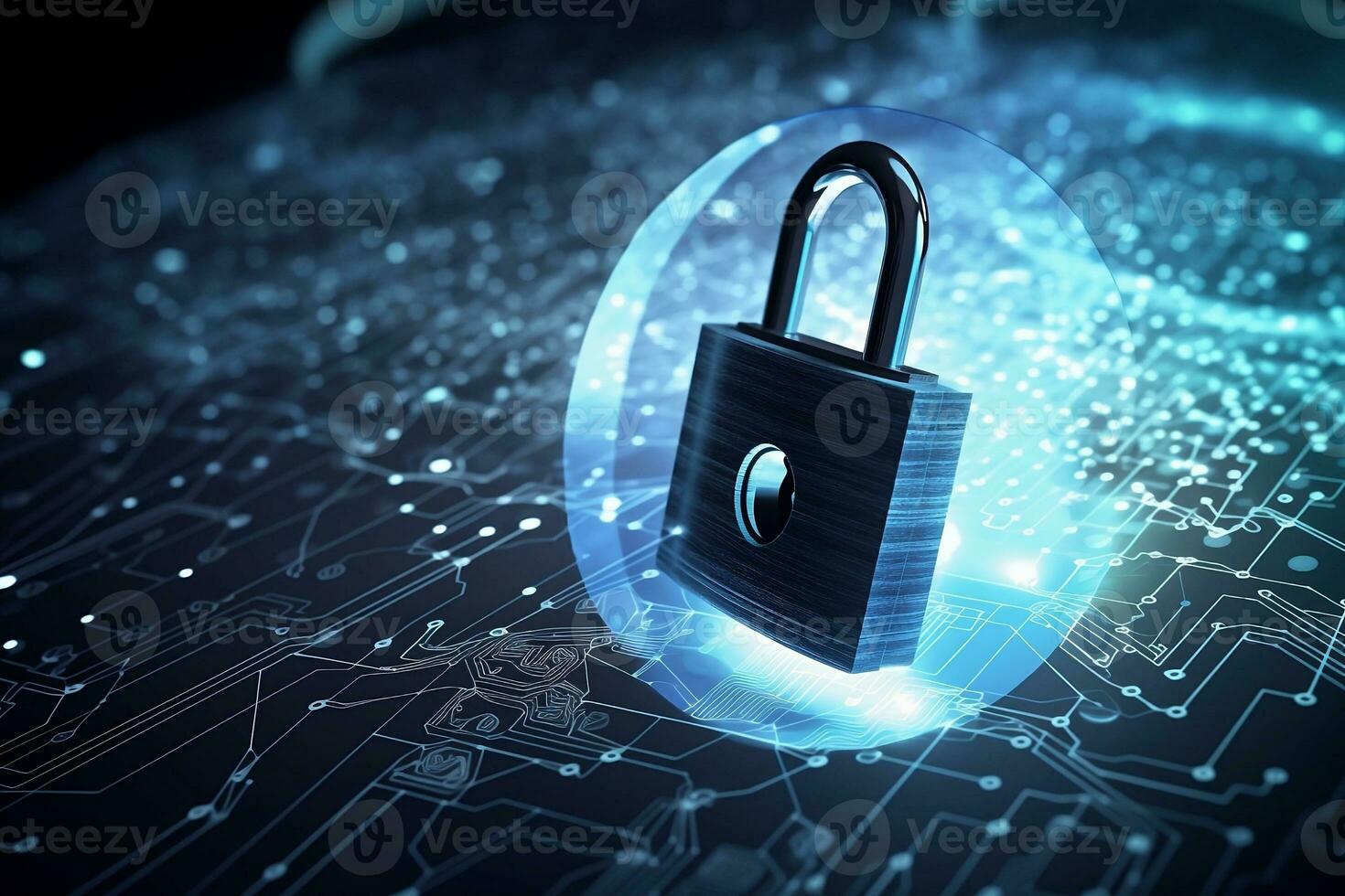 how to protect your data from cyber attacks. Generative AI photo
