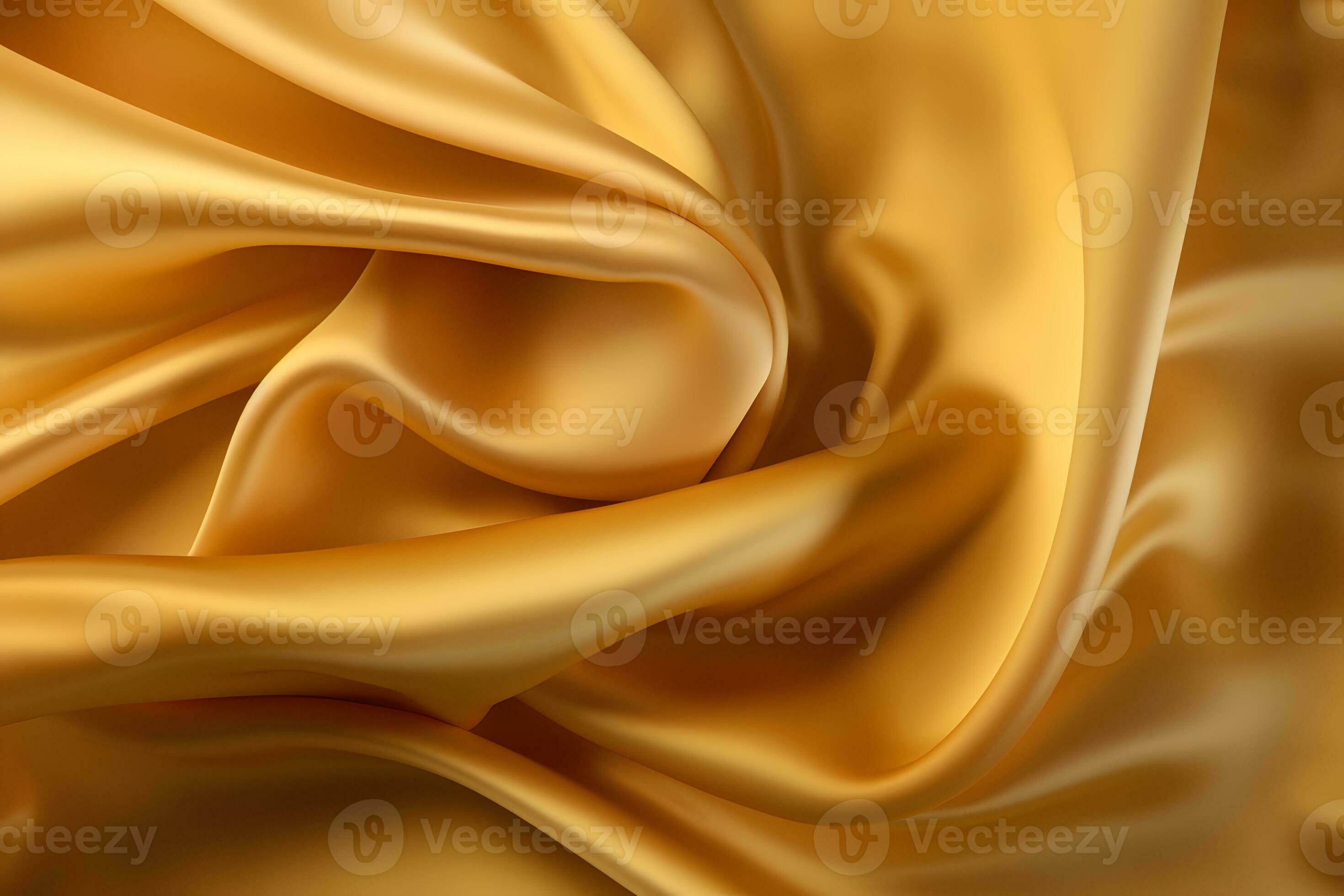 gold silk fabric background. Generative AI 30597800 Stock Photo at Vecteezy
