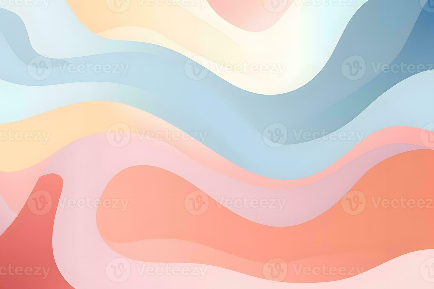 abstract background with waves and colors. Generative AI photo