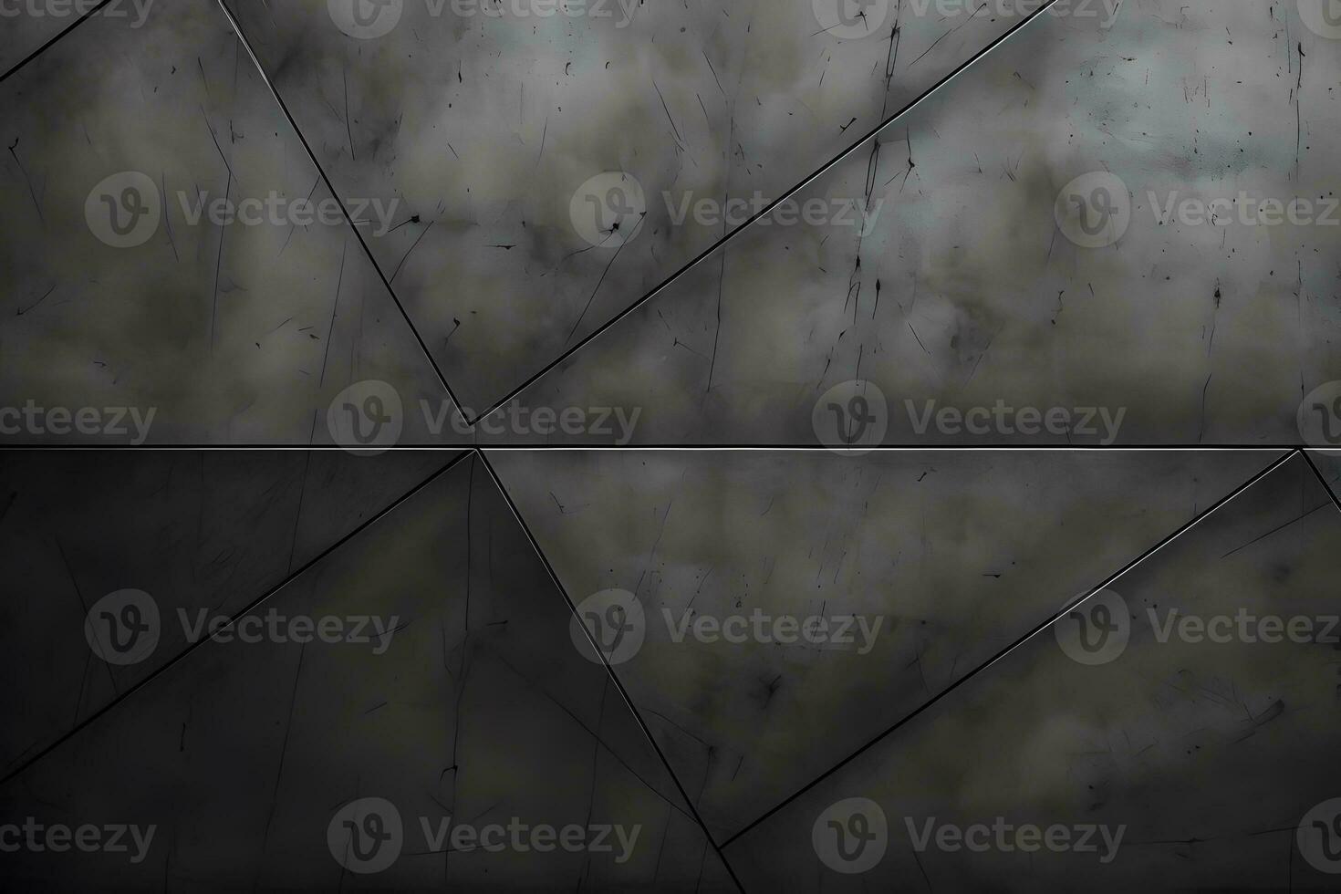 a black and white photo of a wall with a geometric pattern. Generative AI