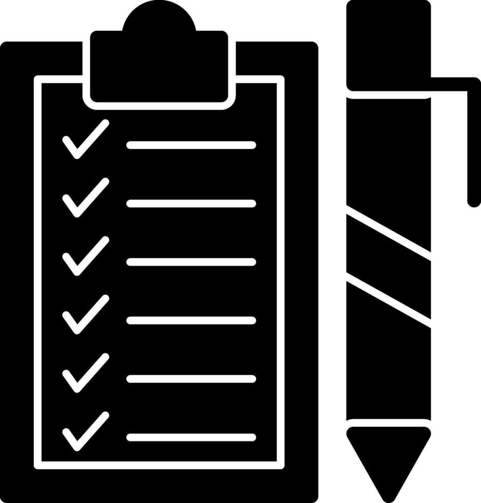 Checklist Vector Icon Design
