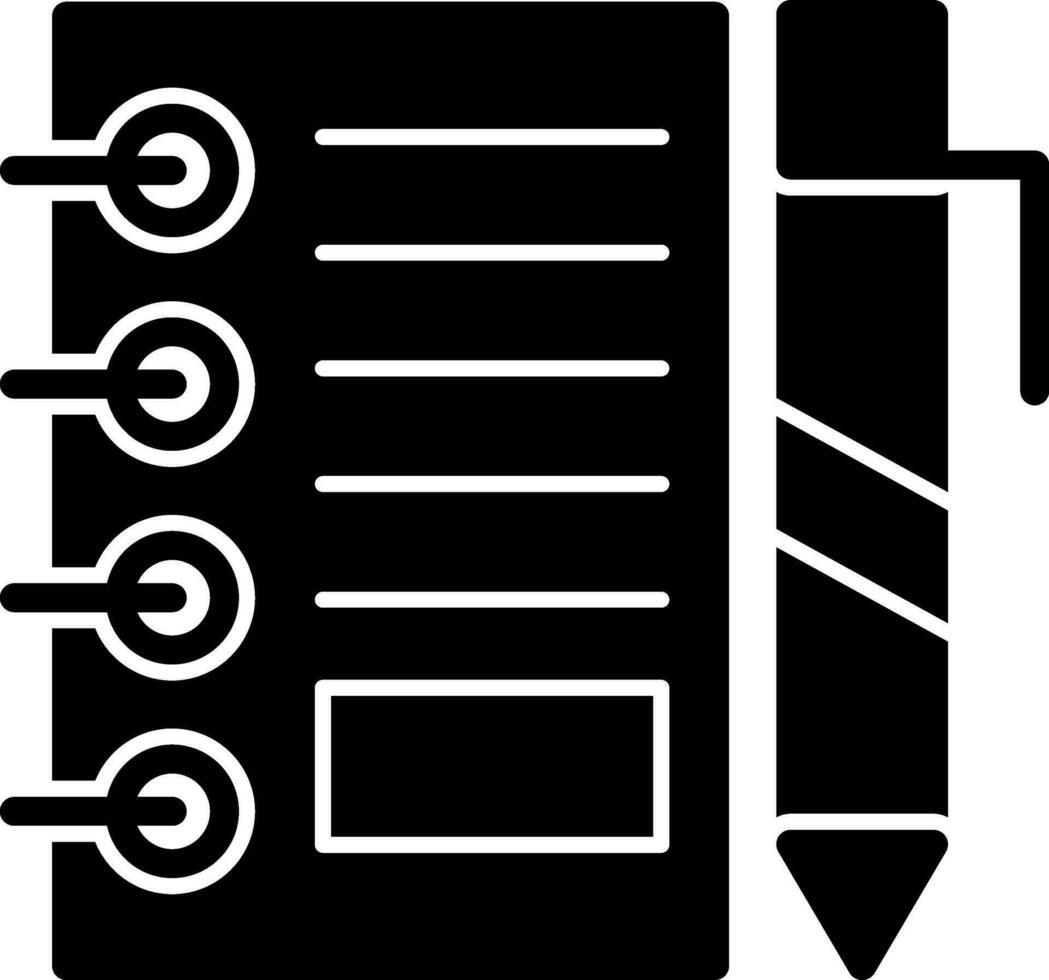 Notepad Vector Icon Design