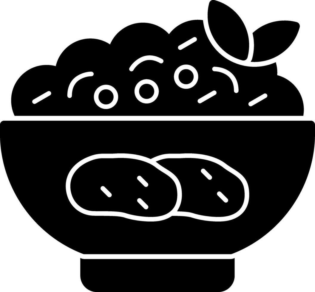 machacado patatas vector icono diseño