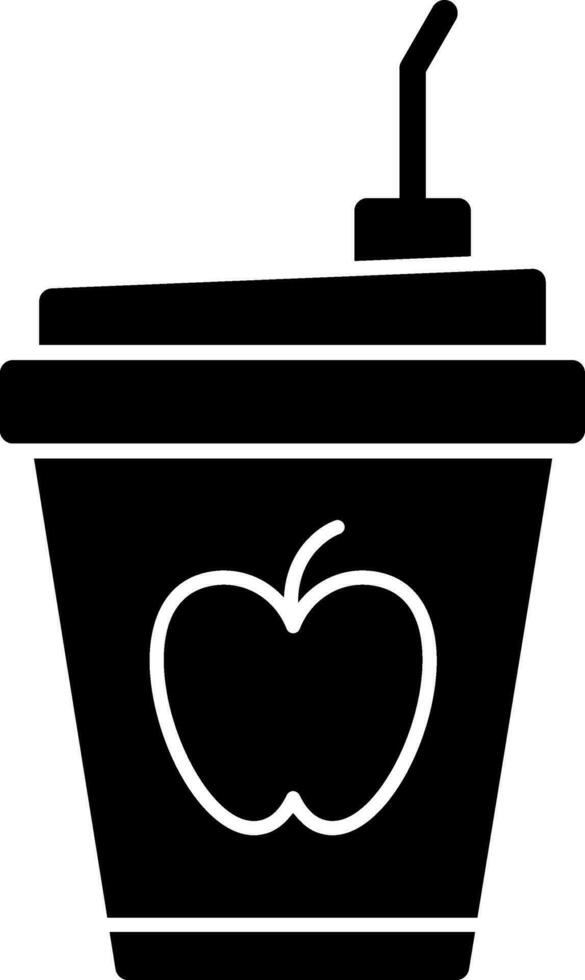 Fruit Smoothie Vector Icon Design