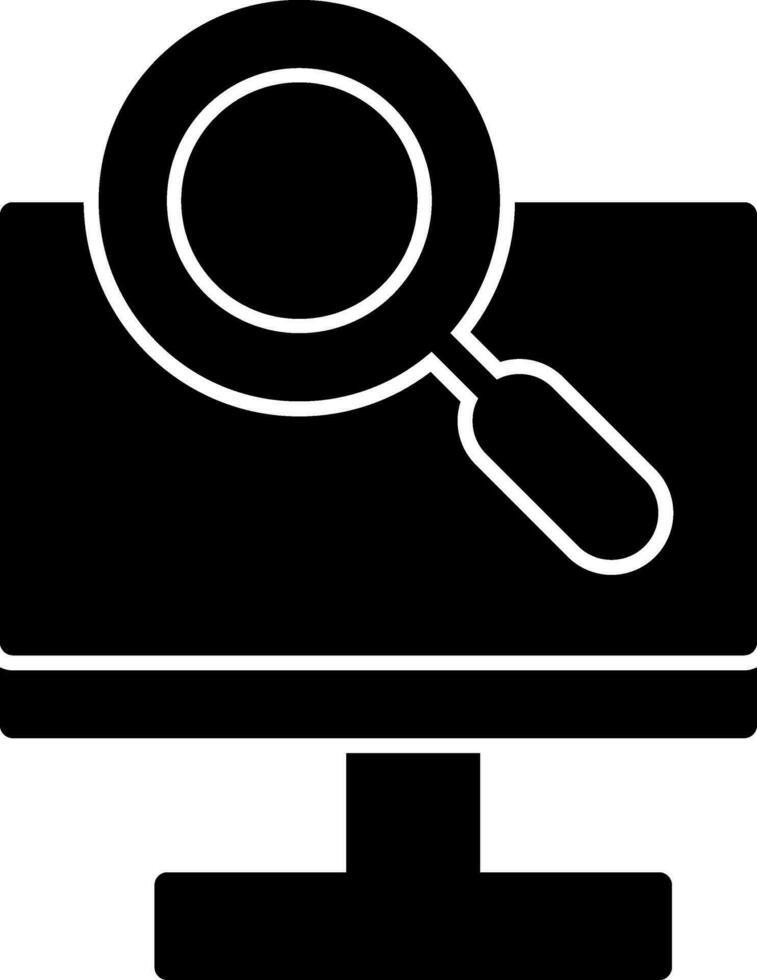 Magnifying Glass Vector Icon Design